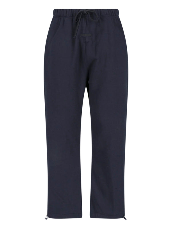 Fear Of God Essentials 80% Cotton trousers in black