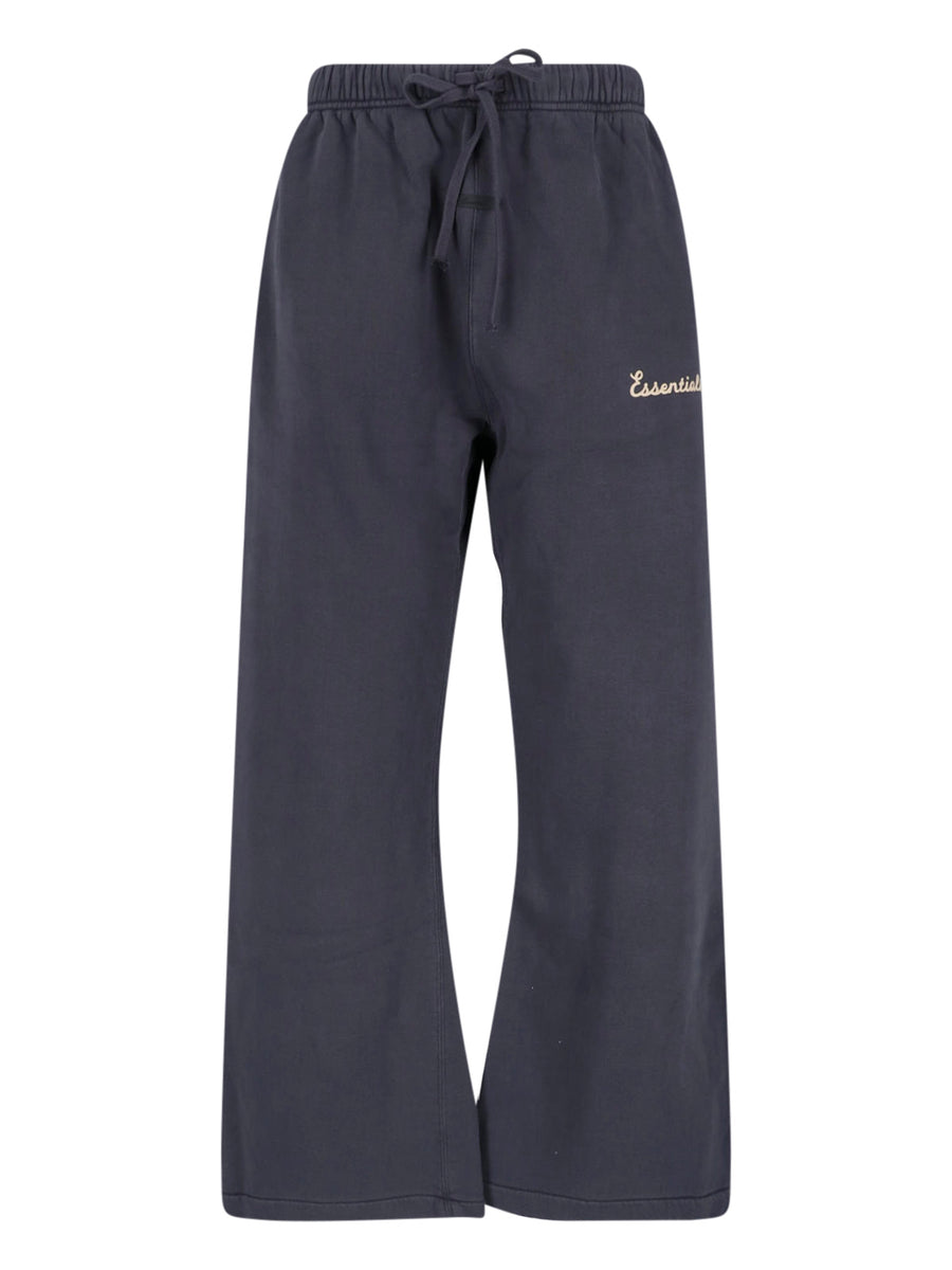 Fear Of God Essentials 100% Cotton trousers in black