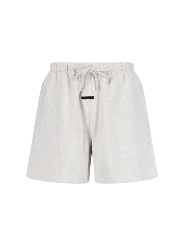Fear Of God Essentials 80% Cotton shorts in gray