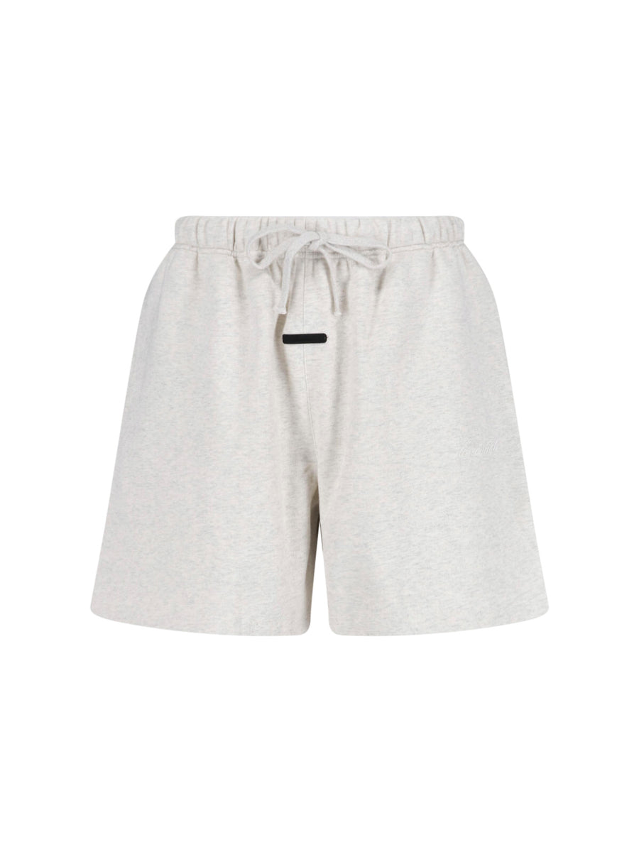 Fear Of God Essentials 80% Cotton shorts in gray