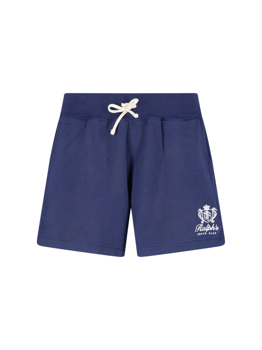 Polo Ralph Lauren 83% Cotton jogger shorts in navy