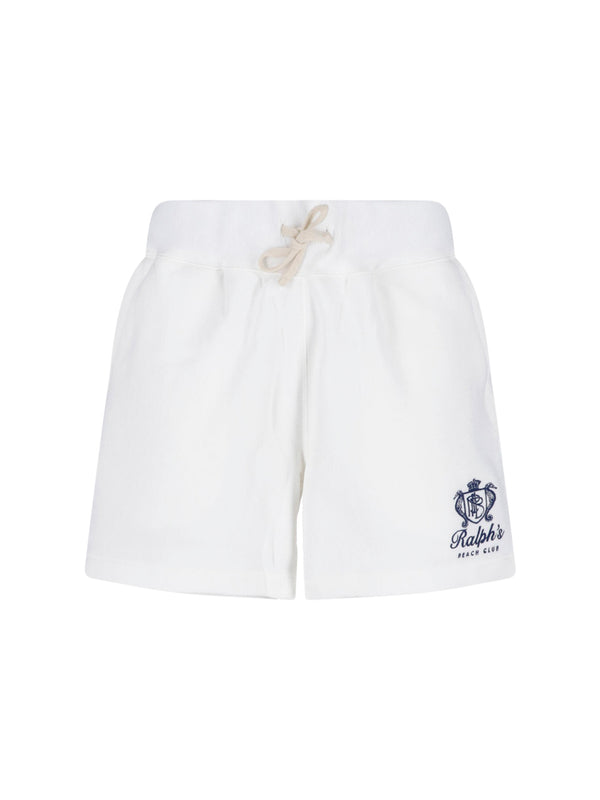 Polo Ralph Lauren 83% Cotton bermuda shorts in white