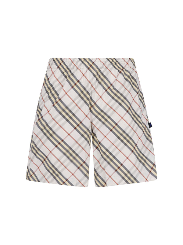 Burberry 100% Polyamide swim shorts in beige