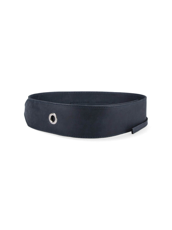 Paloma Wool 100% LWG Leather belt in blue