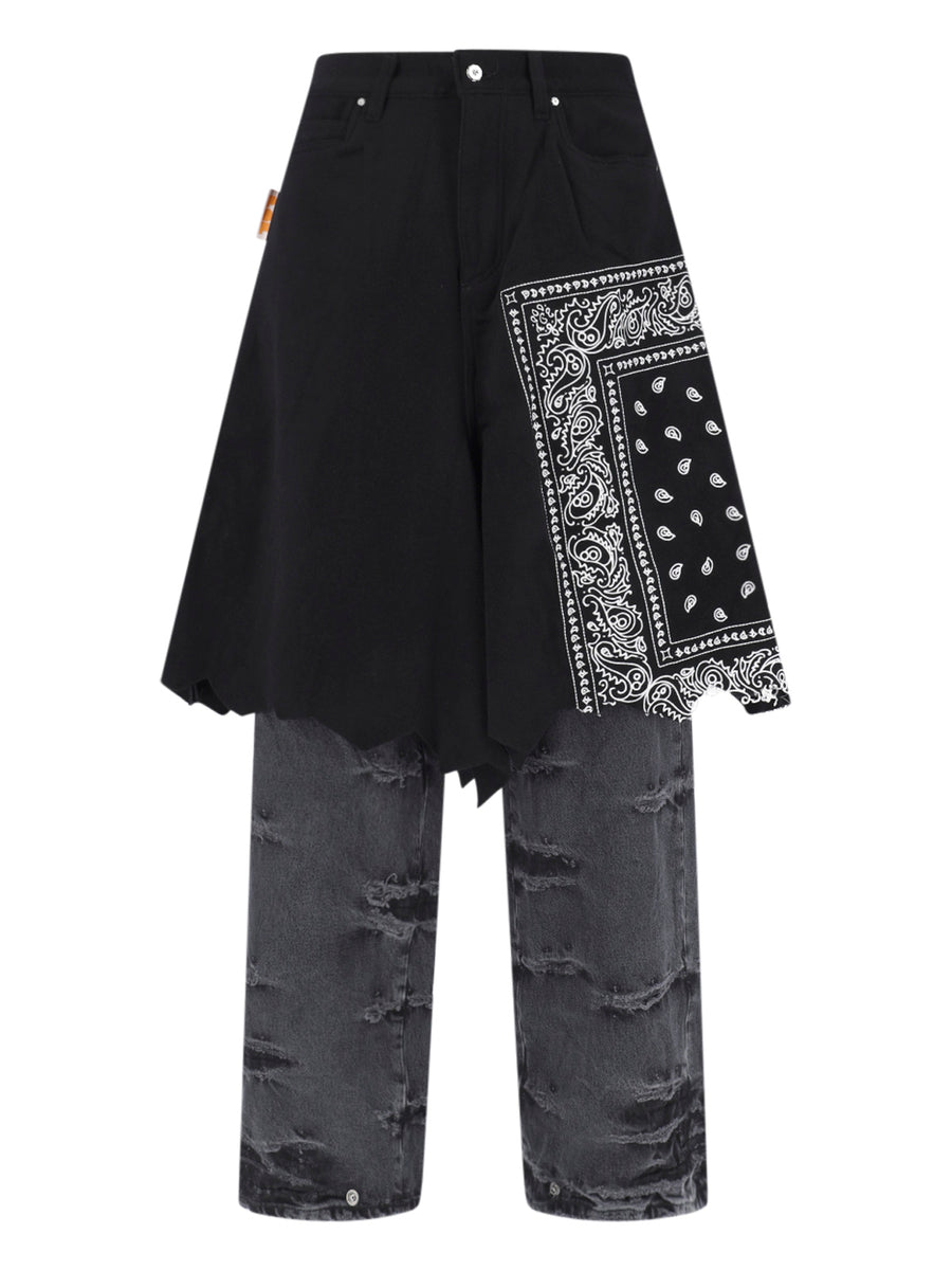 Pdf 100% Cotton jeans in black