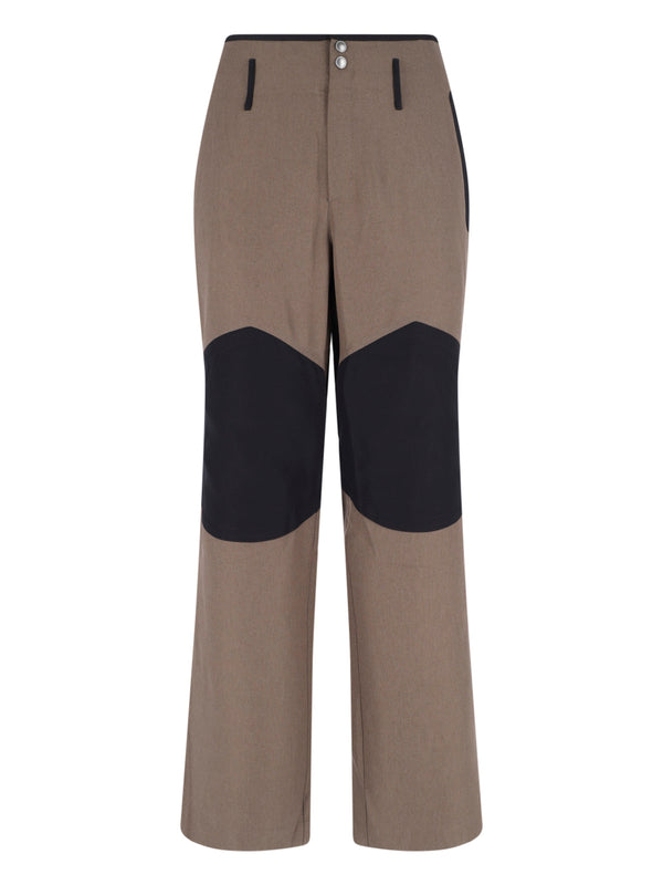 Kiko Kostadinov 100% Polyester trousers in gray
