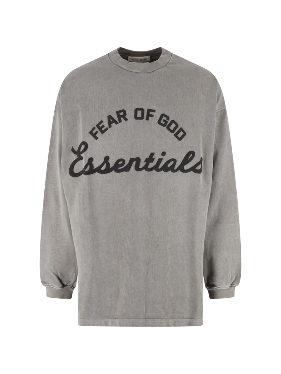 Fear Of God Essentials 100% Cotton t-shirt in gray