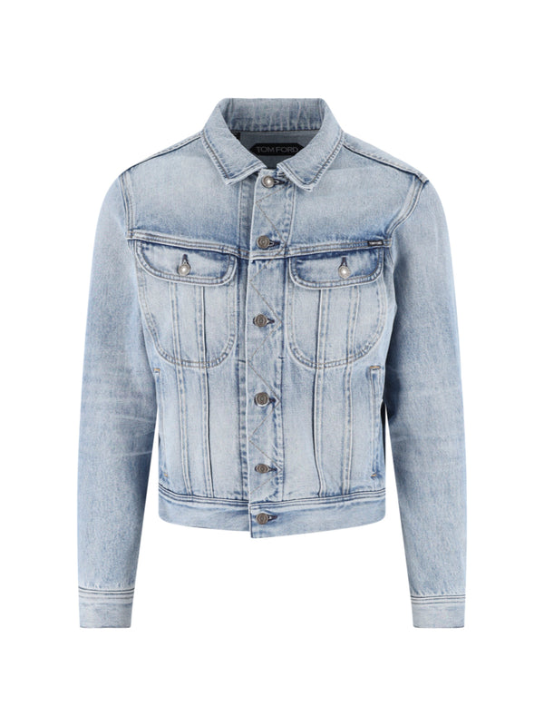 Tom Ford 60% Cotton jacket in blue