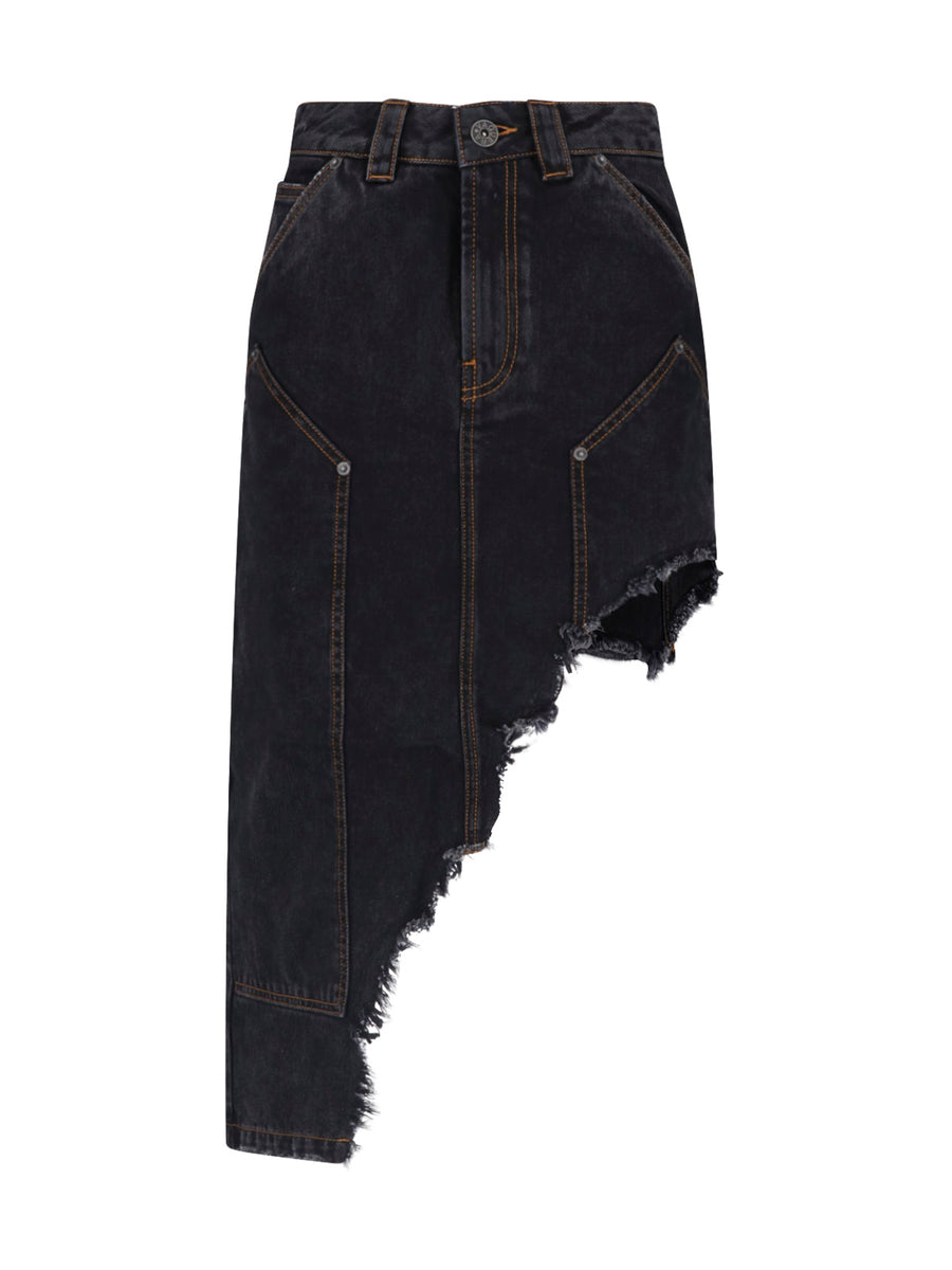 Vaquera 100% Cotton skirt in black