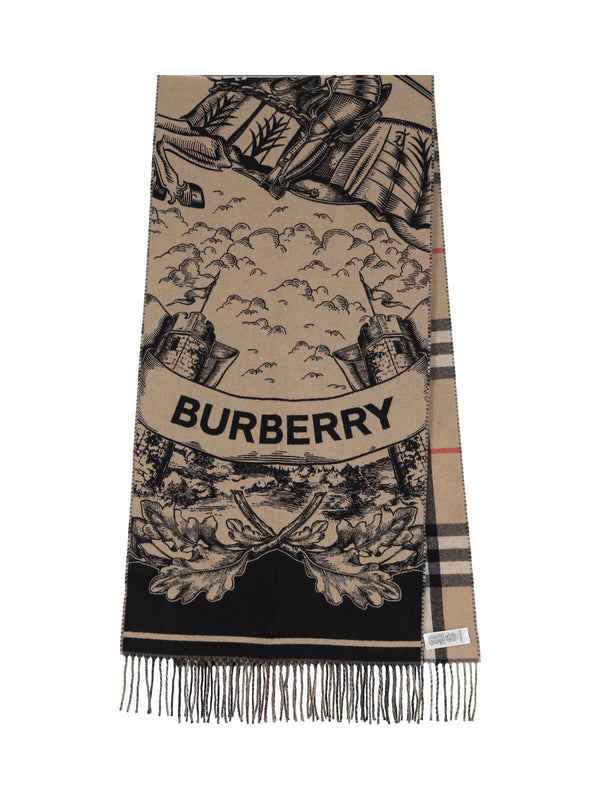 Burberry 100% cashmere scarf in beige