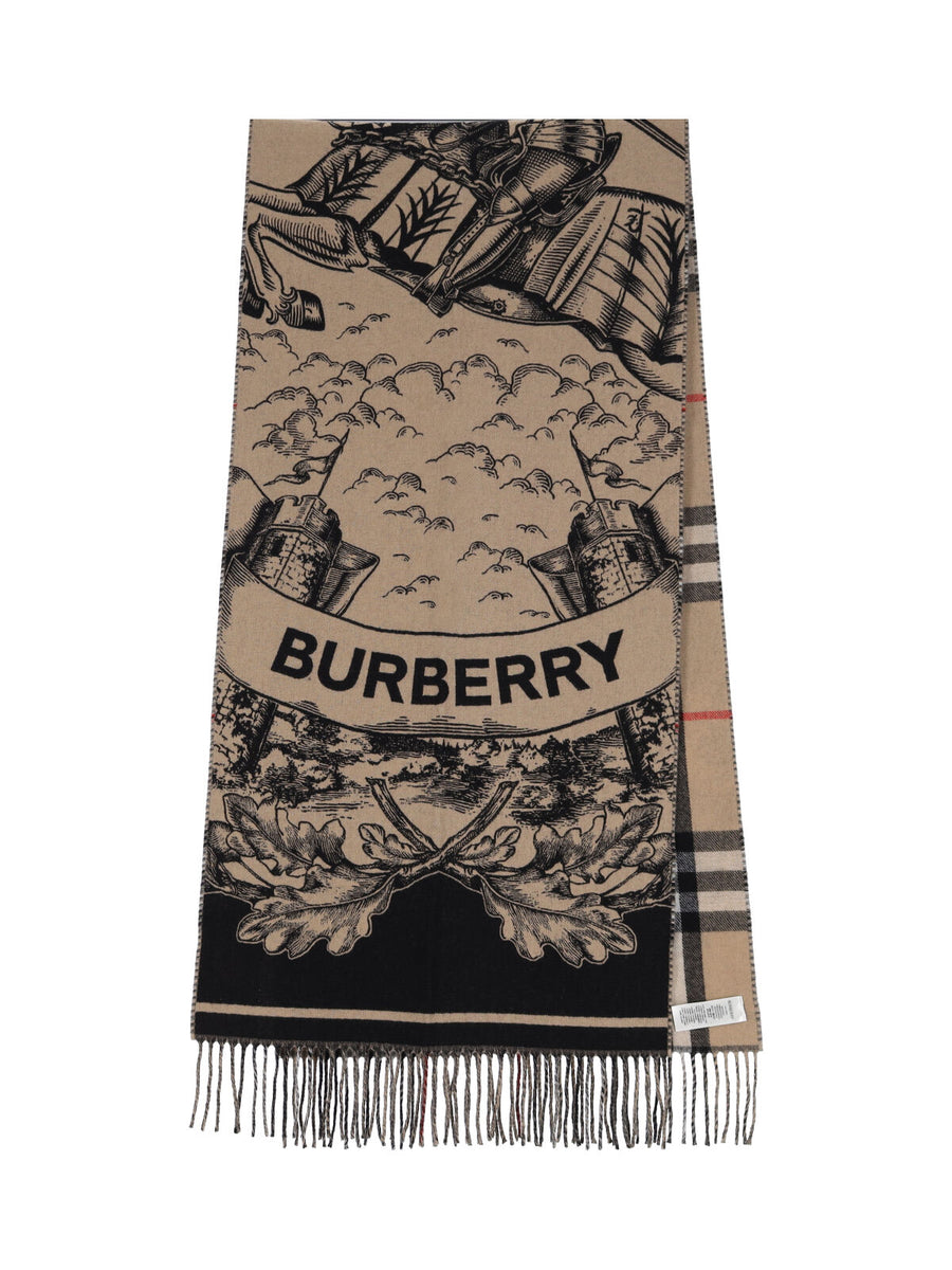 Burberry 100% cashmere scarf in beige