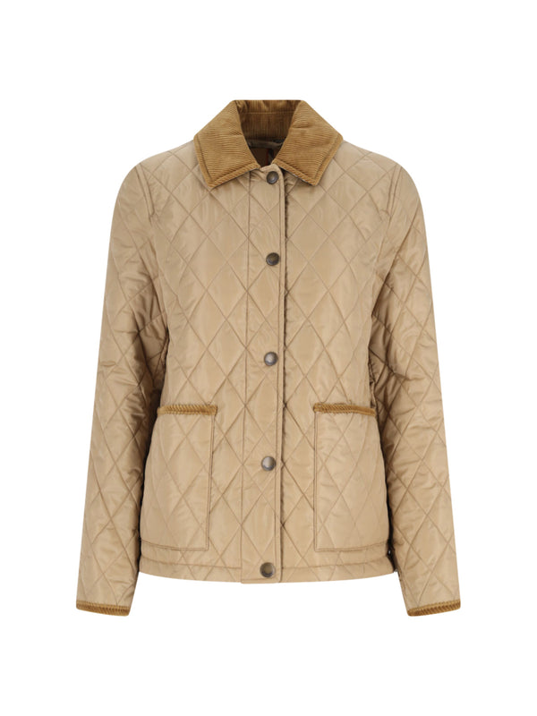 Burberry 100% polyamide jacket in cream