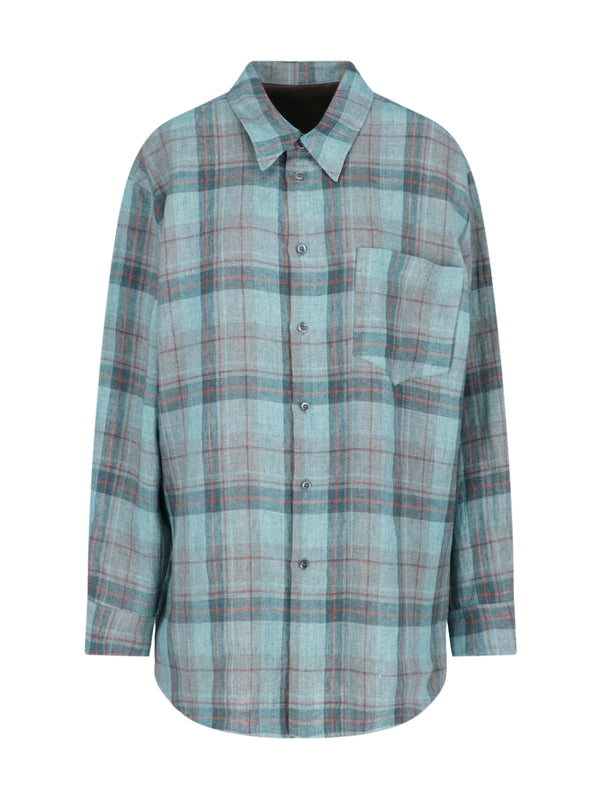 Magliano 100% Linen shirt in blue