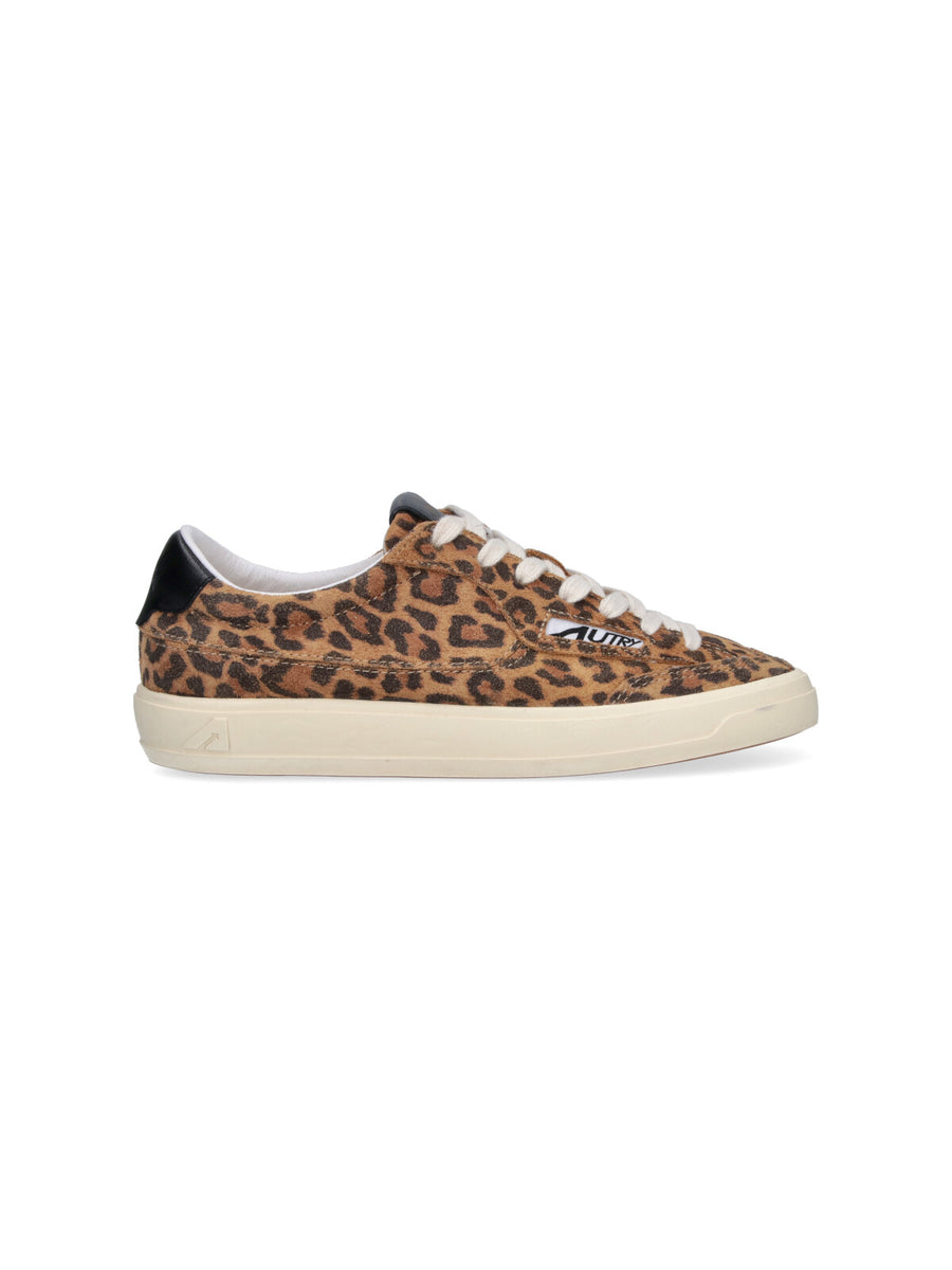 Autry 100% leather sneaker in brown