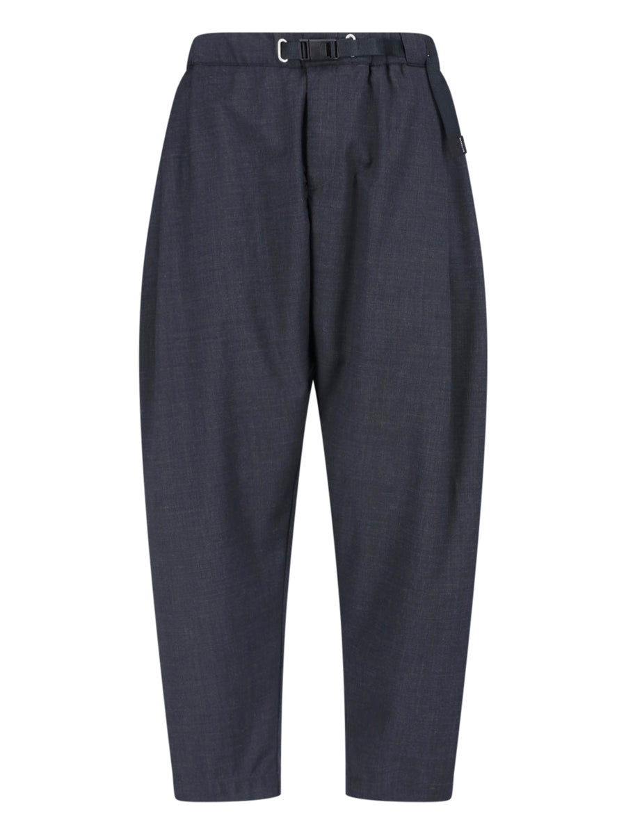 White Sand Wool blend trousers in gray