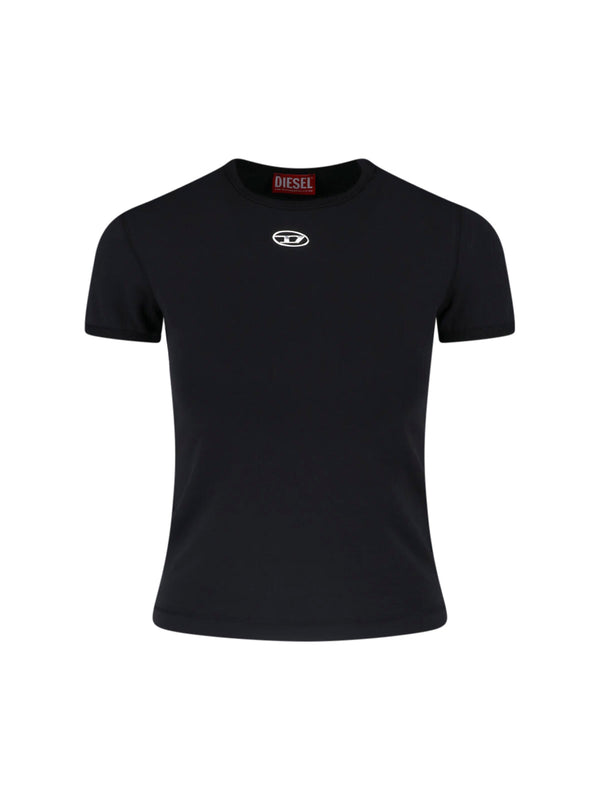 Diesel 95% cotton t-shirt in black