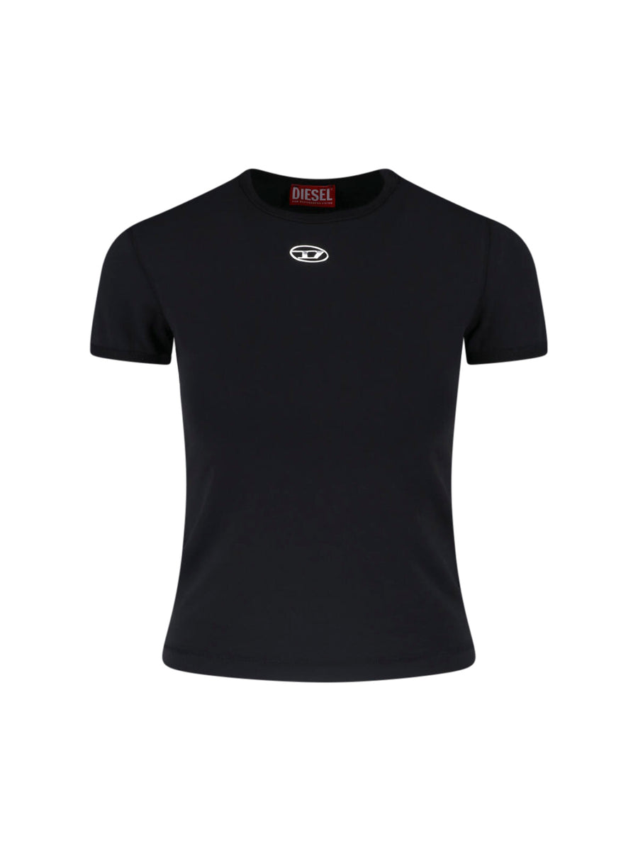 Diesel 95% cotton t-shirt in black