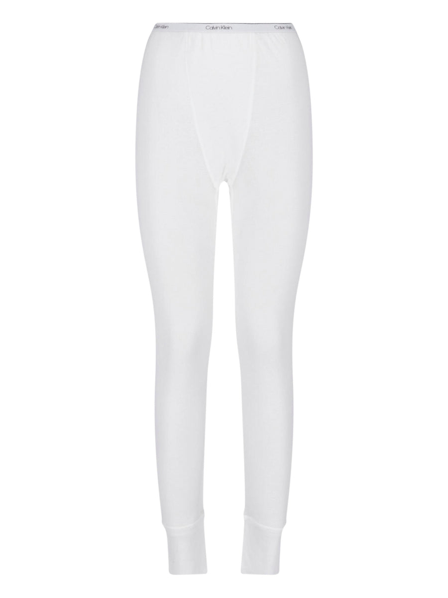 Calvin Klein 67% Cotton trousers in white