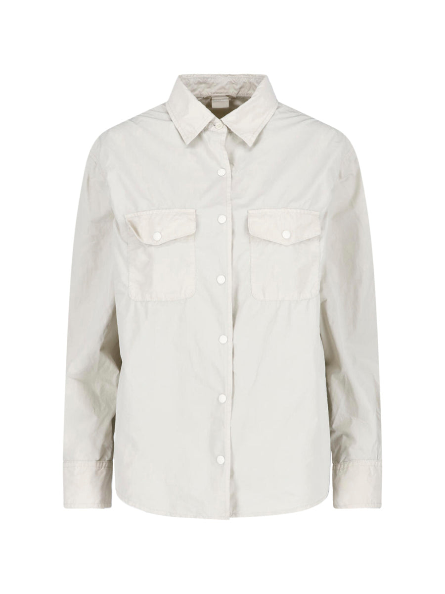 Aspesi 80% Polyester shirt in white