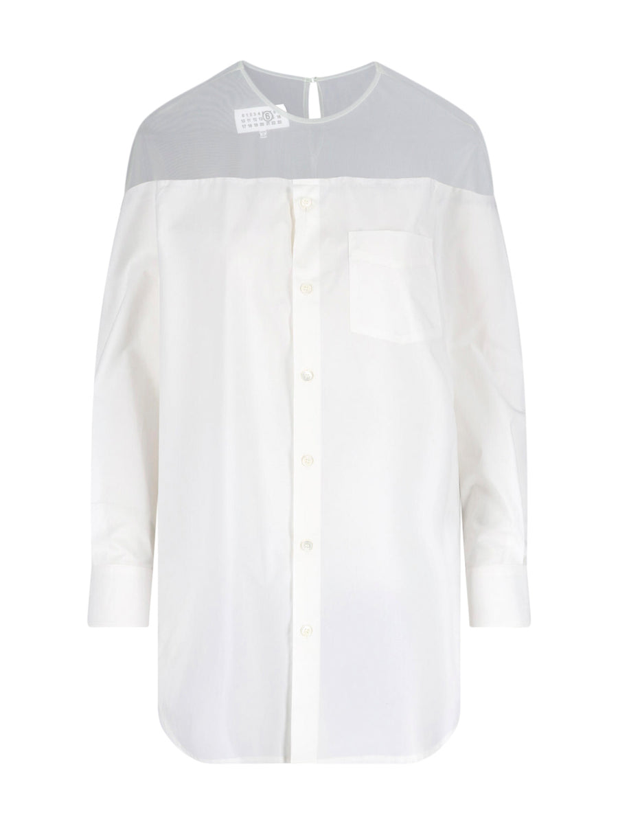 MM6 Maison Margiela 100% Cotton shirt in white