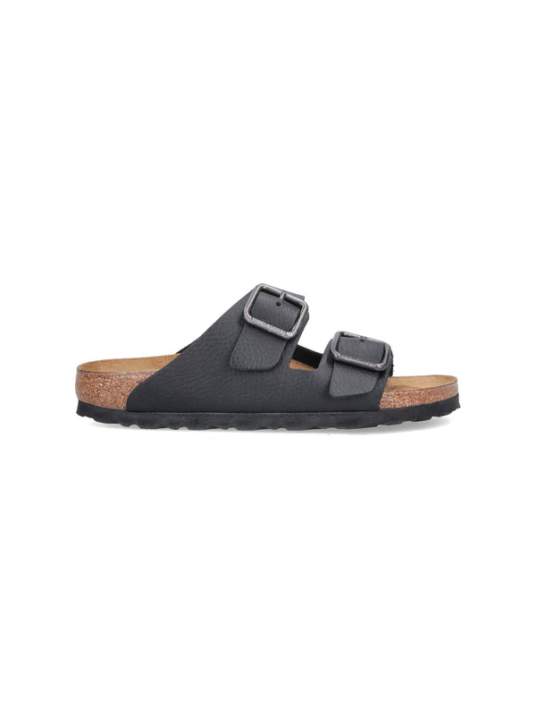 Birkenstock 100% Leather sandals in black