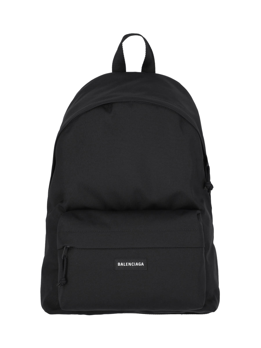 Balenciaga 95% Polyamide backpack in black