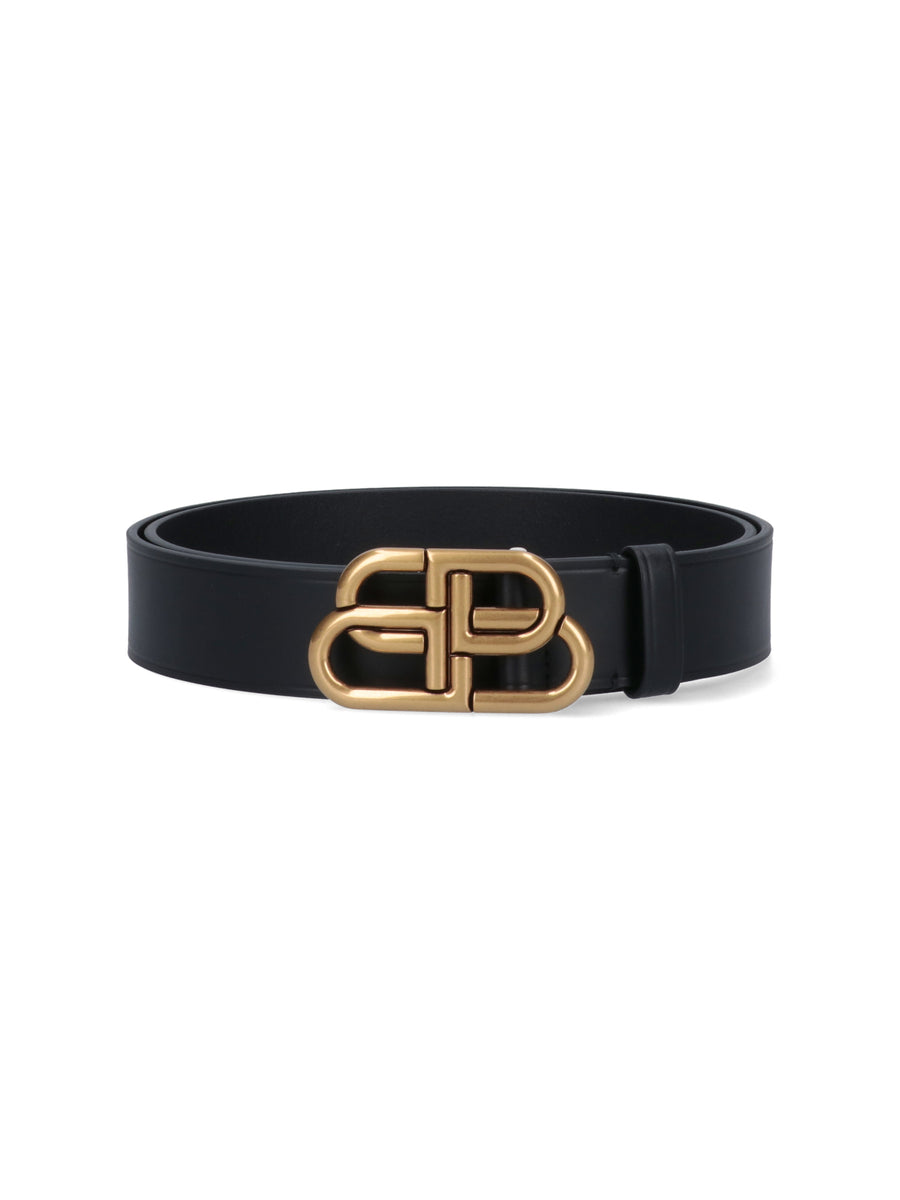 Balenciaga 100% Calf Leather belt in black