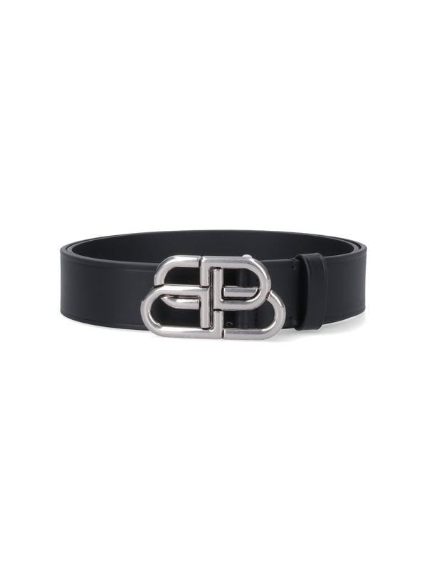 Balenciaga 100% Calf Leather belt in black