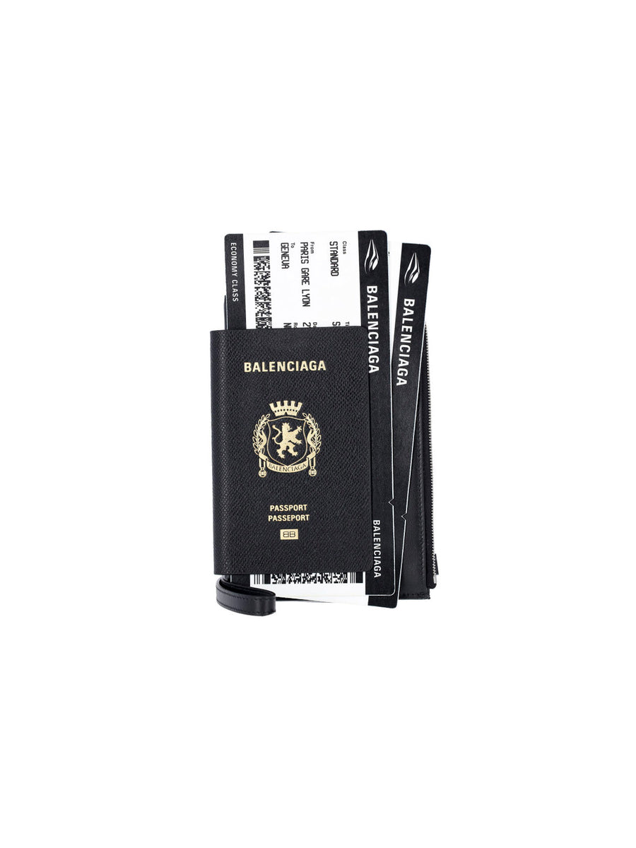 Balenciaga 70% Calf Leather wallet in black