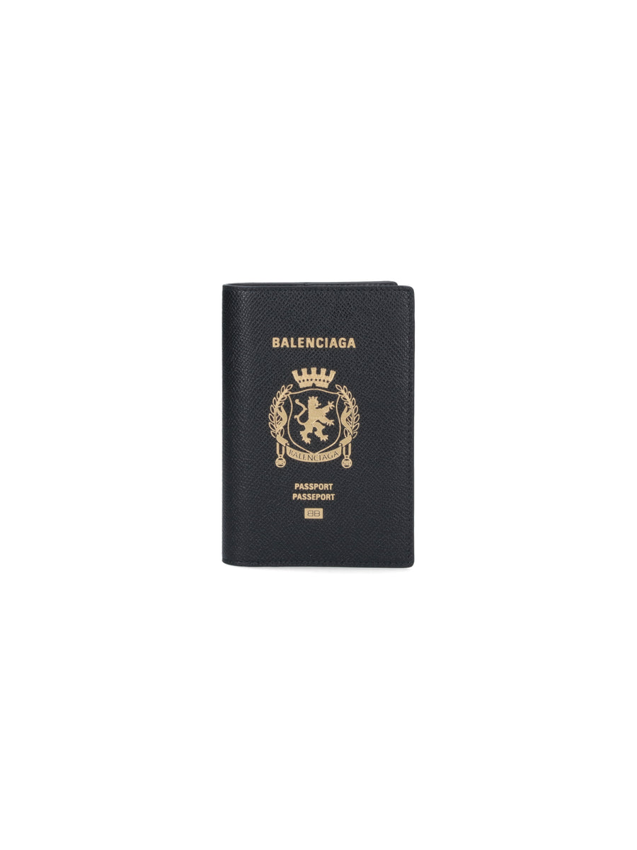 Balenciaga 70% Calf Leather wallet in black