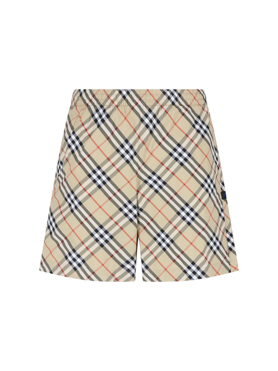 Burberry 100% polyamide swim shorts in beige