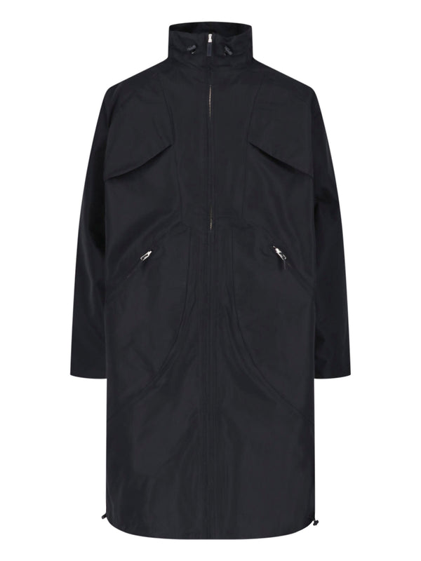 Entire Studios 100% Polyester raincoat in black