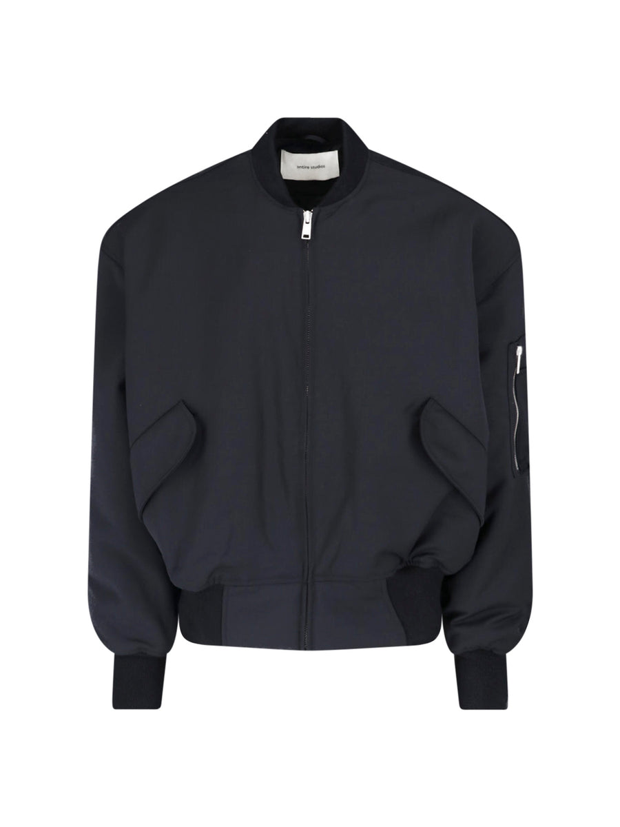 Entire Studios 57% Polyester jacket in black