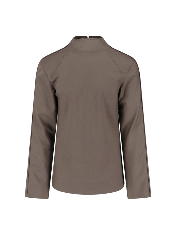 Entire Studios 50% Tencel top in taupe