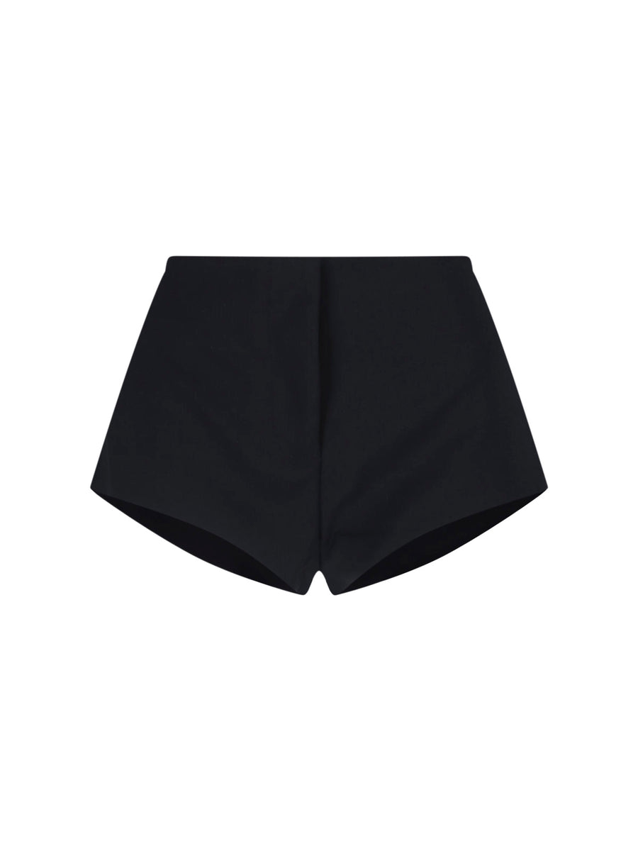 Entire Studios 57% Polyester shorts in black