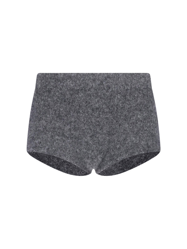 Entire Studios 54% Acrylic shorts in gray
