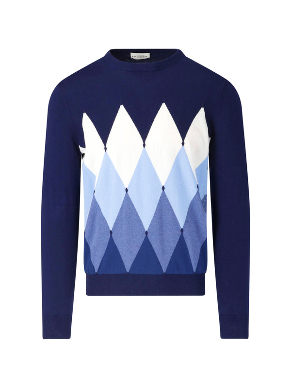 Ballantyne Wool sweater in navy