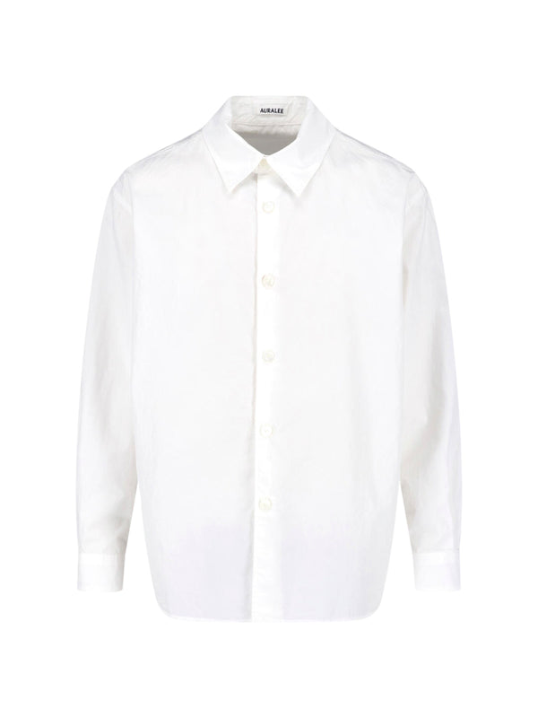 Auralee 100% Cotton shirt in white