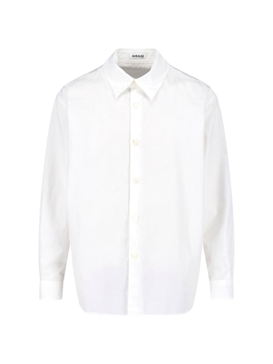 Auralee 100% Cotton shirt in white