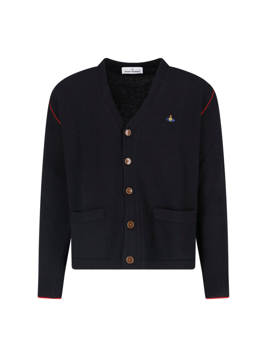Vivienne Westwood 90% Wool cardigan in black