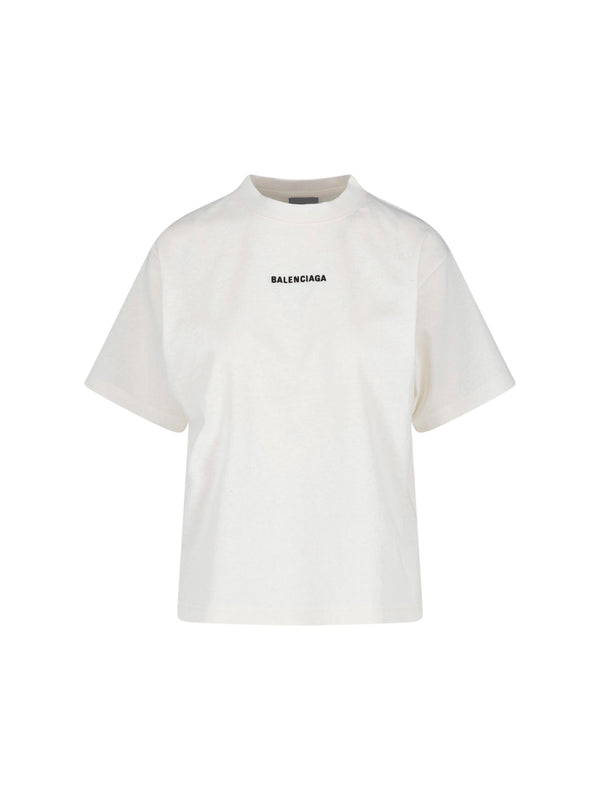 Balenciaga Ttvj 100% Cotton t-shirt in white