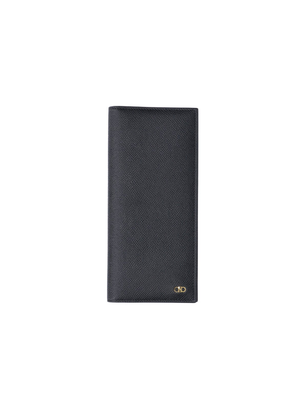 Ferragamo 100% Calf Leather; Lining: 55% Calf Leather wallet in black