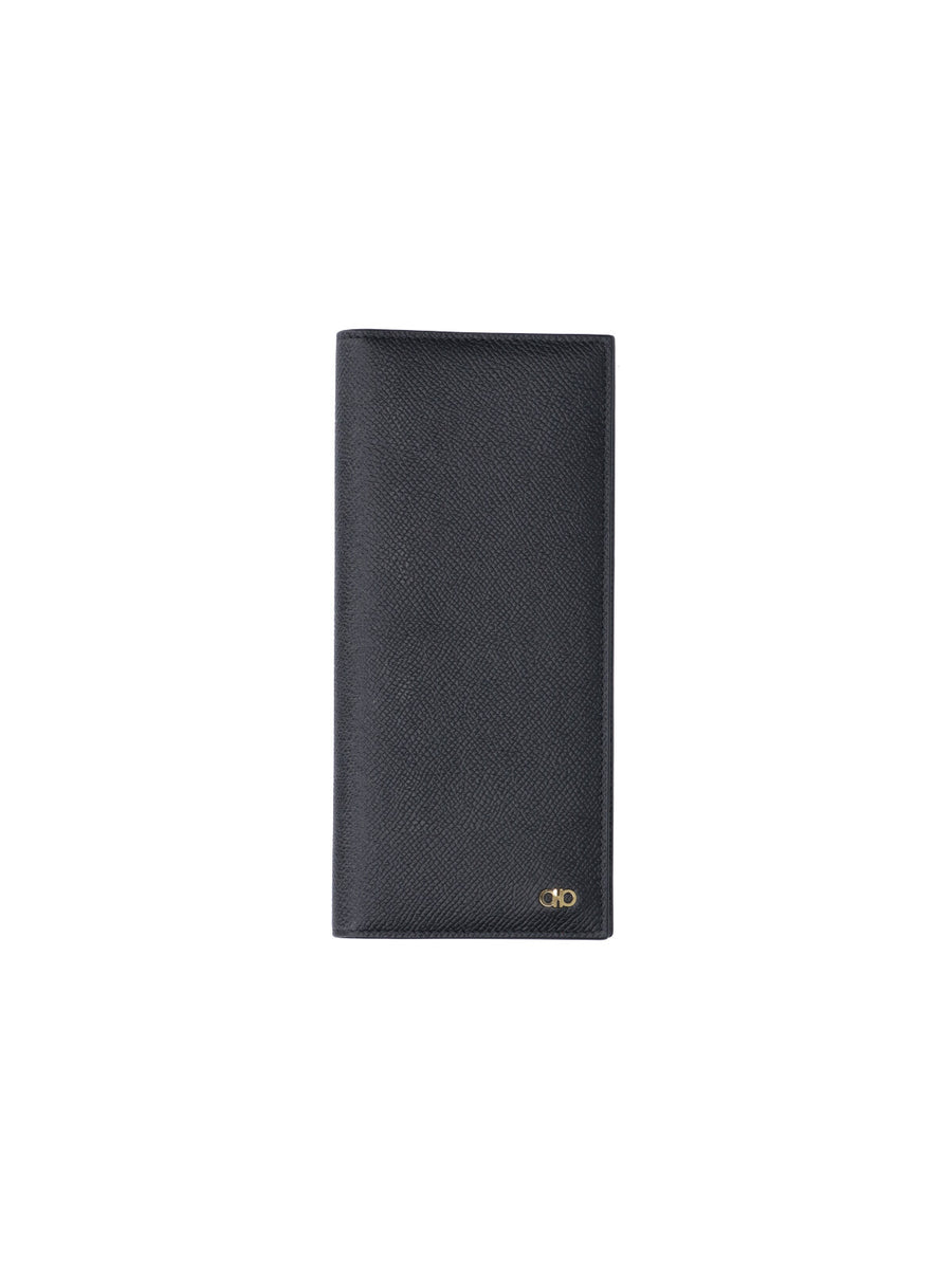 Ferragamo 100% Calf Leather; Lining: 55% Calf Leather wallet in black