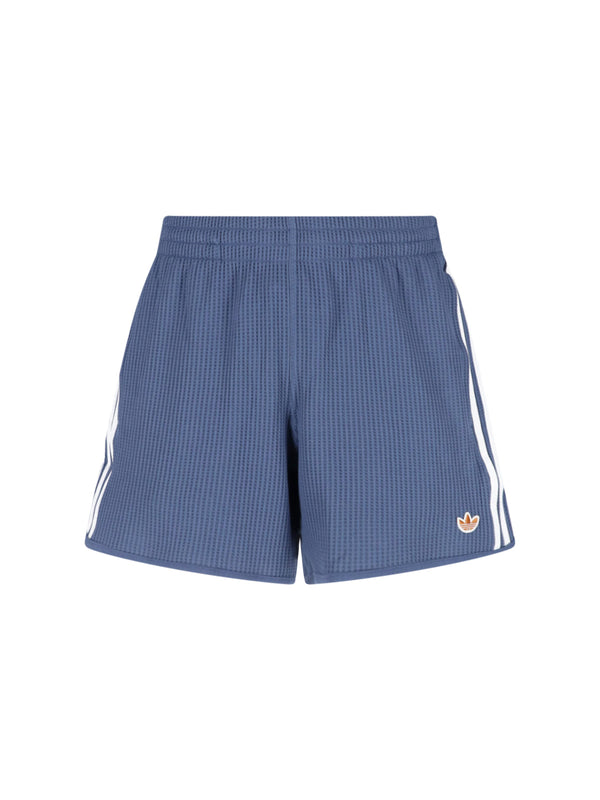 Adidas 65% Recycled Polyester shorts in blue
