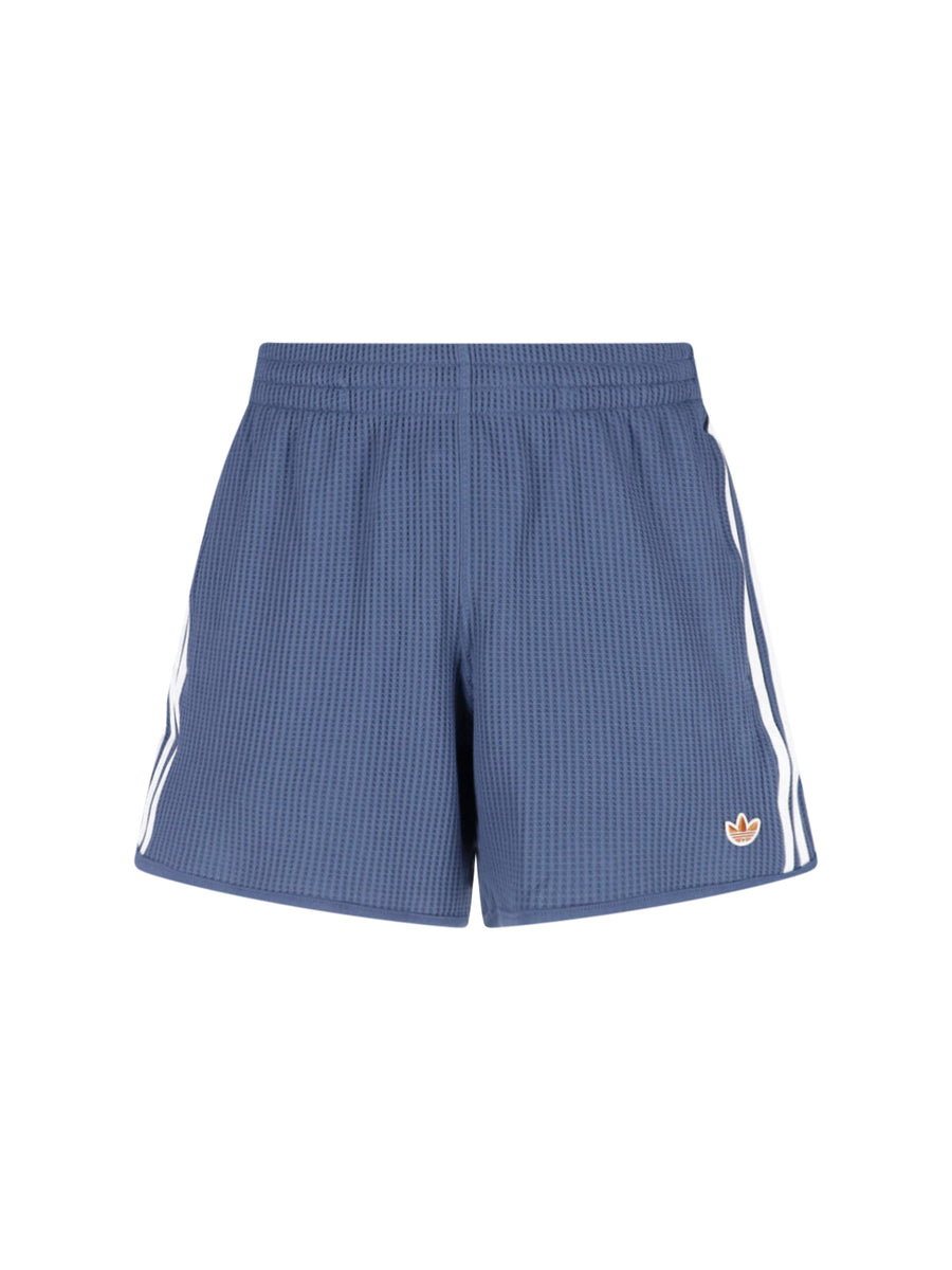 Adidas 65% Recycled Polyester shorts in blue