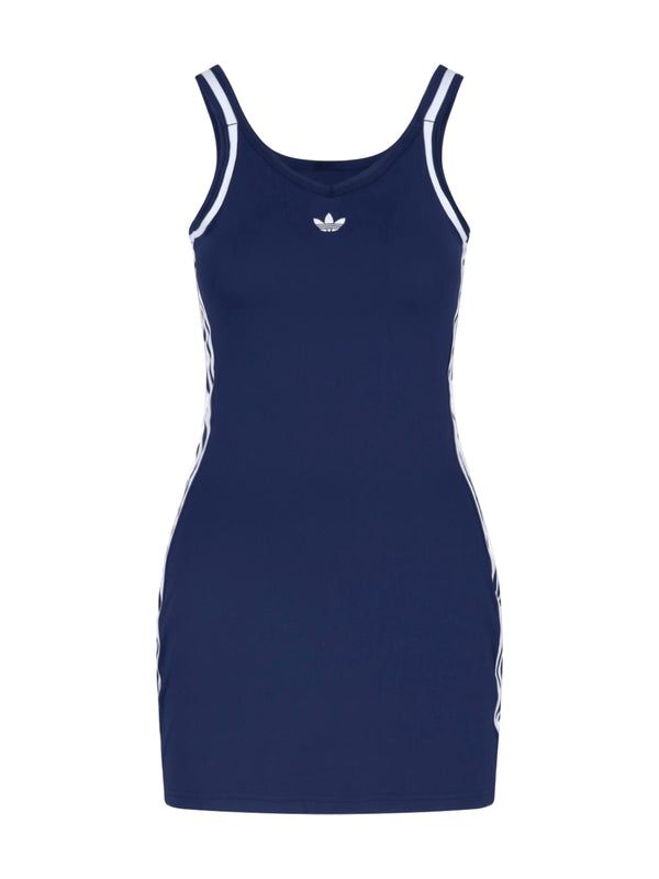 Adidas 88% Recycled Polyester dress in navy