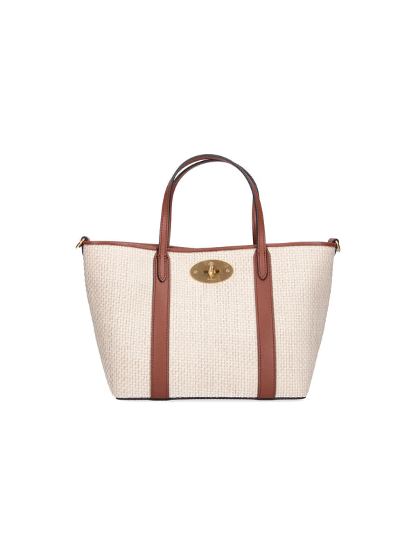Mulberry 45% Bovine Leather tote bag in cream