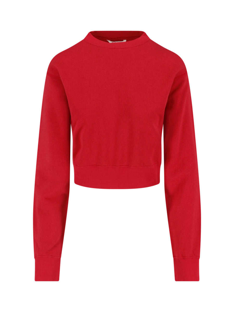 Auralee 85% Cotton sweater in red