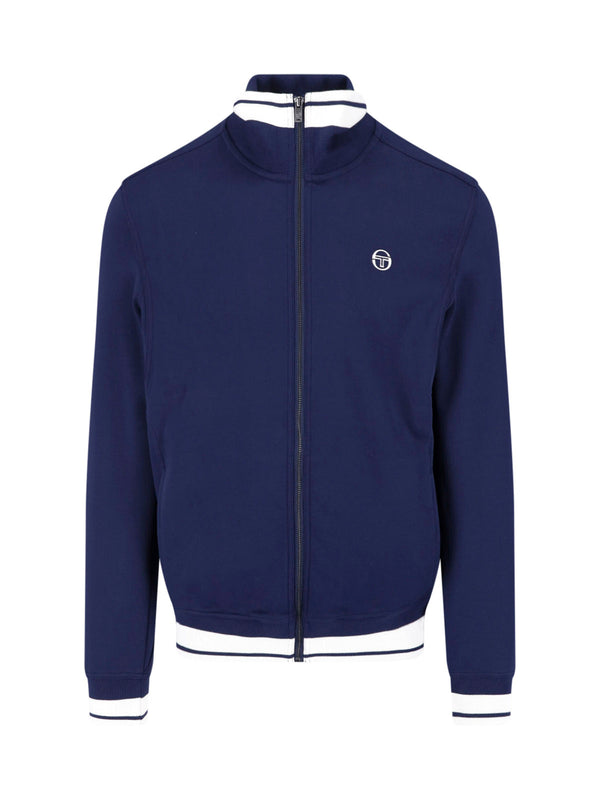 Sergio Tacchini Cotton blend sweatshirt in navy