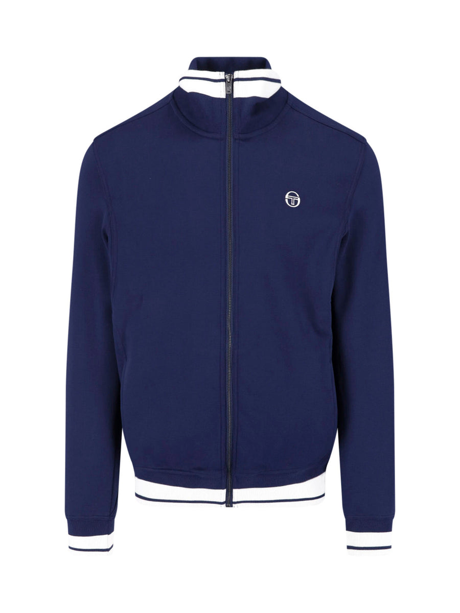 Sergio Tacchini Cotton blend sweatshirt in navy